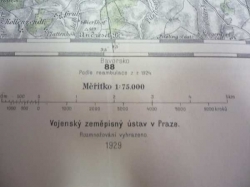 Mapa - KLENEČ p.ČERCHOVEM a NEUNBURG v.WALD 1929