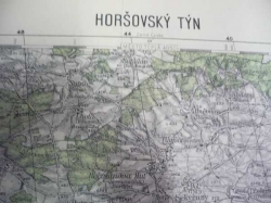 Mapa - HORŠOVSKÝ TÝN 1928