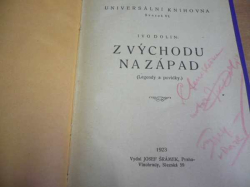 Ivo Dolin - Z východu na západ. Gaston Derys - Svatební noc v baloně (1923, 1924)