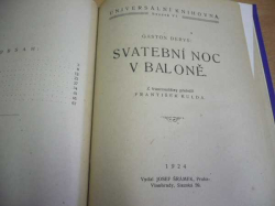 Ivo Dolin - Z východu na západ. Gaston Derys - Svatební noc v baloně (1923, 1924)