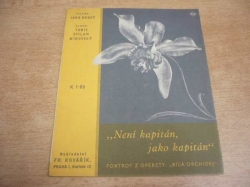 Mírovský - Není kapitán jako kapitán. Foxtrot z operety Bílá orchidej (1943) 