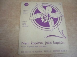 Mírovský - Není kapitán, jako kapitán. Foxtrot z operety Bílá orchidej (1943)  