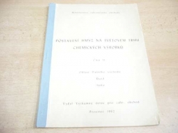 Postavení HMVZ na světovém trhu chemických výrobků, část II. Oblast Dálného východu. Úvod Indie (1962)