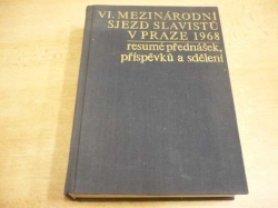 VI. Mezinárodní sjezd slavistů v Praze 1968 (1968)