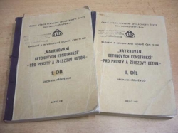 Navrhování betonových konstrukcí pro prostý a železový beton 1. a 2. díl, 2 svazky (1987)