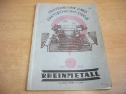 Odstraňování závad fakturovacího stroje Rheinmetall (1955)