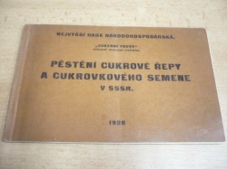 Pěstění cukrové řepy a cukrovkového semene v SSSR (1928)