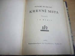 Max Pemberton - Mořští vlci.  Honoré de Balzac - Krevní msta (1927) 