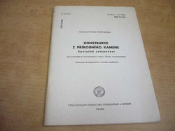 Konstrukce z přírodního kamene. Československá státní norma (1972)