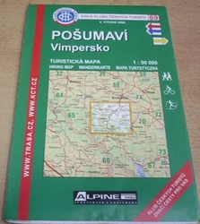 Pošumaví. Vimpersko. Turistická mapa 1 : 50 000 (2009)