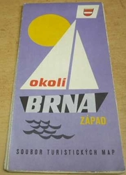 Okolí Brna západ (1977) mapa