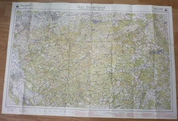 Das Sauerland und die benachbarten Gebiete 1 : 200 000 (mapa) německy