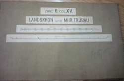 Landskorn und Mhr. Trubau. Zone 6. col. XV. 1 : 75000, (mapa na plátně) 