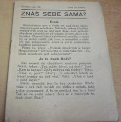 Znáš sebe sama ? (1930)