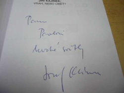 Josef Klíma - Jiří Kajínek: Vrah, nebo oběť? (2000) PODPIS AUTORA !!!