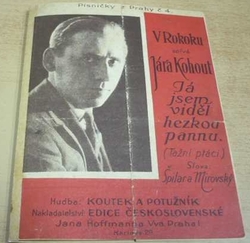 Jára Kohout - Já jsem viděl hezkou holku  (1935)