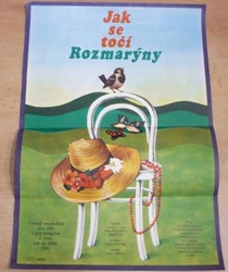 Filmový plakát - Jak se točí Rozmarýny. Film ČSSR. (1978)