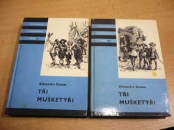 KOD 23/I, II  - Alexandre Dumas - Tři mušketýři, 1. a 2. díl, 2 svazky (1967)     