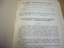 Vojenský topografický obzor. Číslo 1. až 4. Ročník čtvrtý (1957)