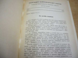 Vojenský topografický obzor. Číslo 1. až 4. Ročník druhý (1955)