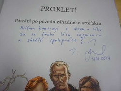 Zdeněk Šámal - Prokletí (2016) VĚNOVÁNÍ OD AUTORA !!! komiks