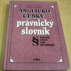 Marta Chromá - Anglicko český právnický slovník (1995)