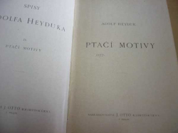 Adolf Heyduk - Ptačí motivy (1899)