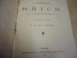 J. L. Caragiale - Hřích a jiné novely (1895)