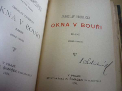 Jaroslav Vrchlický - Čarovná zahrada a Okna v bouři (1888/1894)