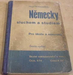 Hugo Siebenschein - Německy sluchem a studiem: Pro školu a samouky (1936)