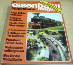 Eisenbahn. Modellbahn magazin/ Železnice. Časopis modelové železnice 12/79 (1979) německy 