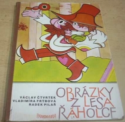 Václav Čtvrtek - Obrázky z lesa Řáholce (1985) leporelo