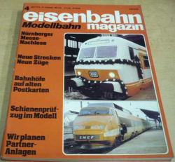 Eisenbahn. Modellbahn magazin/ Železnice. Časopis modelové železnice 4/79 (1979) německy  