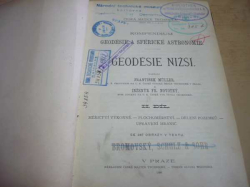 František Müller - Kompendium geodésie a sférické astronomie. Geodésie nižší (1899)