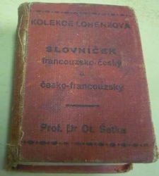 O. Šetka - Slovníček francouzsko-český/česko-francouzský (1946)