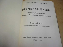 František Dolanský - Plemenná kniha anglických plnokrevných koní v ČSSR VII. (1964/65))