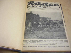 Rádce zahrádkářů 1 - 12/1952 ročník XXXVI. (1952)