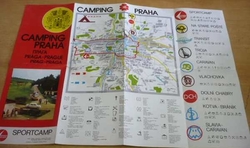 Camping Praha (1980) mapka