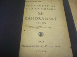 Alois Jirásek - Zahořanský hon (1928)