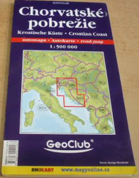 Chorvatské pobřeží 1 : 500 000 (2004) CZ/SK