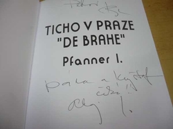 Pfanner I. - Ticho v Praze „de Brahe“   (2020) VĚNOVÁNÍ OD AUTORA !!! - kopie