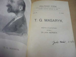 Jan Herben - T. G. Masaryk. Nástin životopisný (1910)