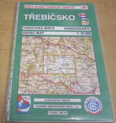 Třebíčsko 1 : 50 000 (1999) mapa 