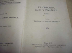 Bohumil Zahradník - Brodský - Za obzorem. Jako v pohádce (1919)