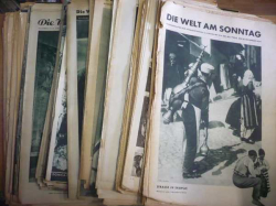 DIE WELT AM SONNTAG cca 180 ks (noviny z let 1930 - 38) německy