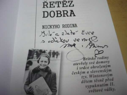 Matej Mináč - Řetěz dobra. Nickyho rodina (2013) VĚNOVÁNÍ OD AUTORA !!!