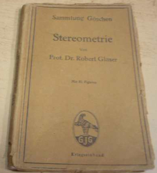 Robert Glaser - Stereometrie (1915) německy