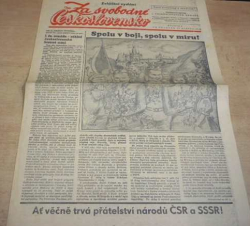 Za svobodné Československo. Zvláštní vydání (1945)