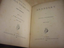 Jan Neruda - Drobné klepy + Arabesky (1893)