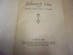 Sven Elvestad - Železný vůz (1916)